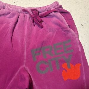 FREECITY SUNFADES pocket sweatpants / excellent pre-loved condition!